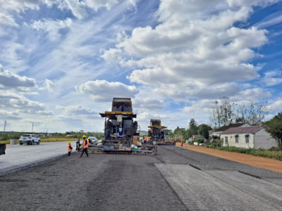 「重點工程」G329巢湖段改建工程項目建設掀起大干熱潮